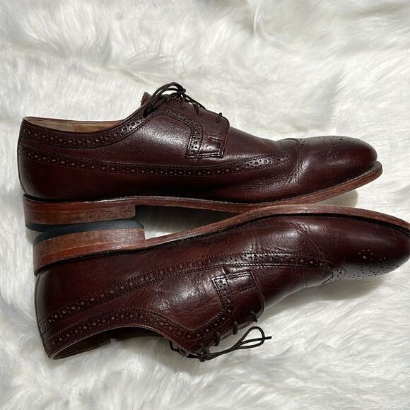 Johnston Murphy‎ Tyndall Brown Leather Wingtip Derby Shoes Size 13.   B81 main image 9